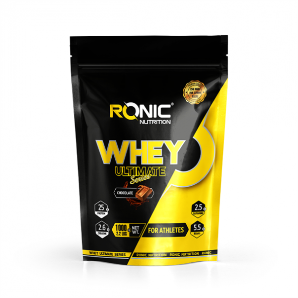 Whey Ultimate 1000 G Kas Yapılanmasına Yardımcı Protein Tozu (Çikolata Aromalı) ürün görseli 1
