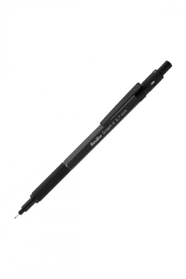 Graph-x Metal Versatil Kalem 0.7 Mm Mat Siyah ürün görseli 1