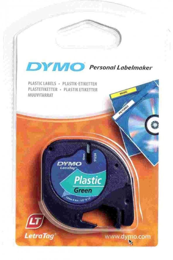 Letratag Şerit Plastik 12mmx4 Mt Yeşil 91204 ürün görseli 1
