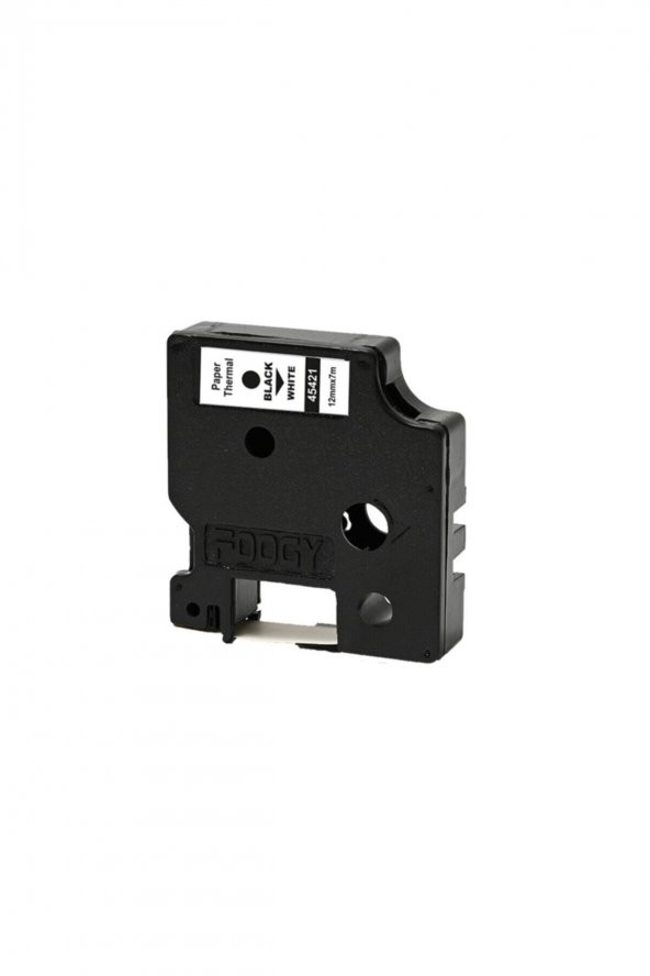 Dymo D1 Uyumlu Termal Kağıt Yedek Şerit Beyaz 12 mm X 7 mt ürün görseli 1