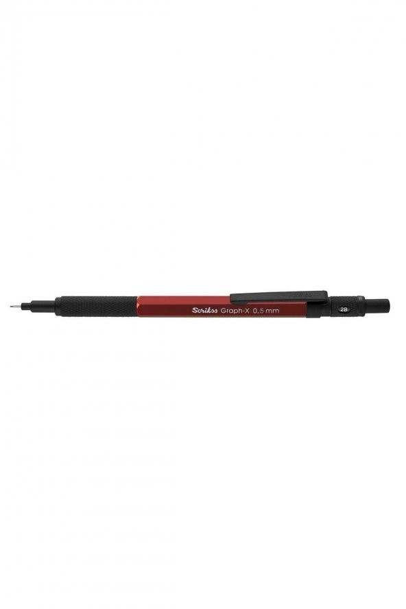 Graph-x Versatil Kalem 0.5mm - Kırmızı - Resim 2