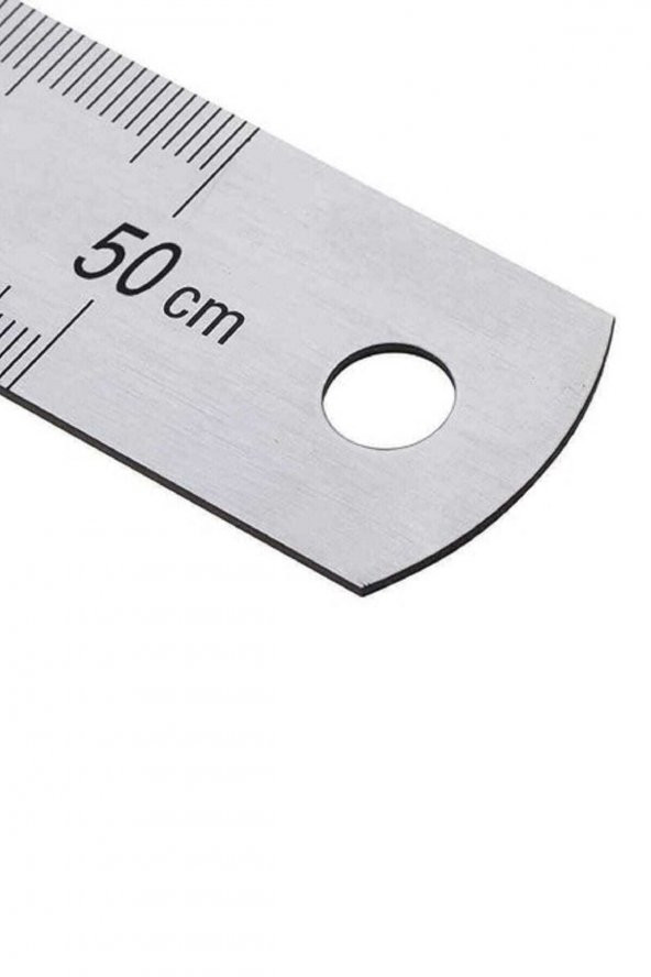 550g Çelik Cetvel Inch Ölçülü 50 Cm. Ç.c ürün görseli 1