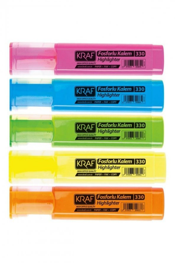 Fosforlu Kalem 330 5 Li Set ürün görseli 1