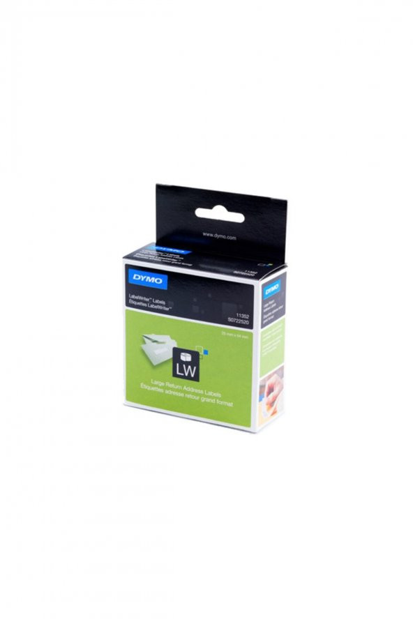 Label Witer Etiketi Uluslararası Iade Adres 500 Lü 54x25 Mm Beyaz S0722520 ürün görseli 1
