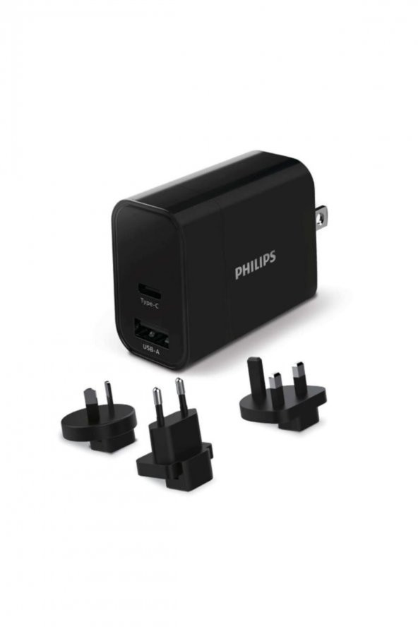 Philips DLP2621T USB-A & USB-C Seyahat Adaptörü ürün görseli 1