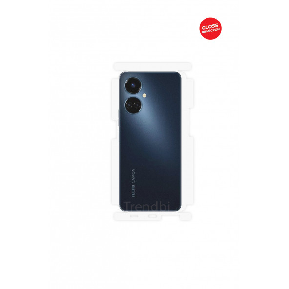 TECNO CAMON 19 ARKA VE YAN KORUYUCU TPU FİLM ürün görseli 1