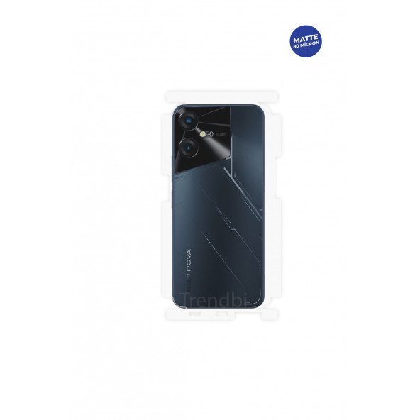 TECNO POVA NEO 3 MAT ARKA VE YAN KORUYUCU TPU  FİLM ürün görseli 1