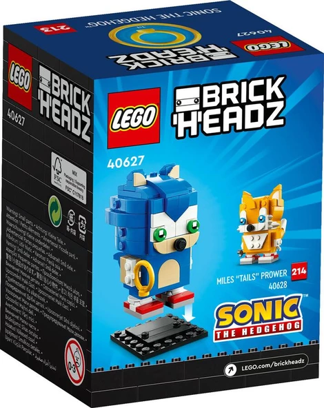 LEGO BrickHeadz 40627 Sonic the Hedgehog - Resim 2