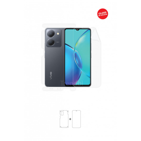 VİVO Y27 5G ÖN,ARKA VE YAN 360 DERECE TAM KAPLAMA FULL BODY TPU FİLM ürün görseli 1