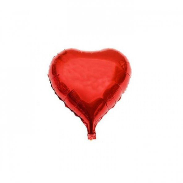 Kalpli Kırmızı Folyo Balon 18ınç ürün görseli 1