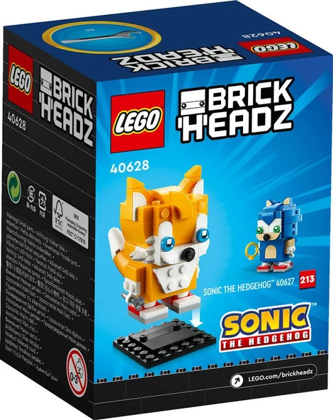Lego Brickheadz 40628 Miles 'Tails' Prower - Resim 2