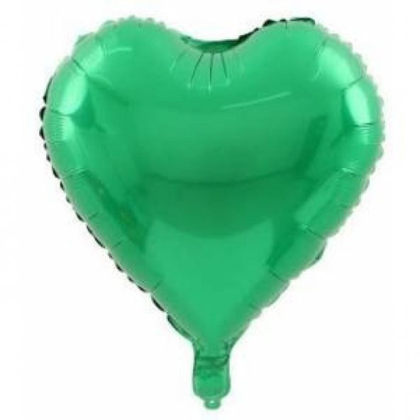 Kalpli Yeşil 18 inç Folyo Balon ürün görseli 1