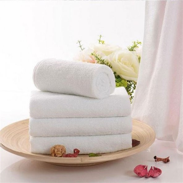 48 Adet Otel El Yüz Havlusu 100 1. Kalite Pamuk 230 Gram 50×90 Cm ürün görseli 1