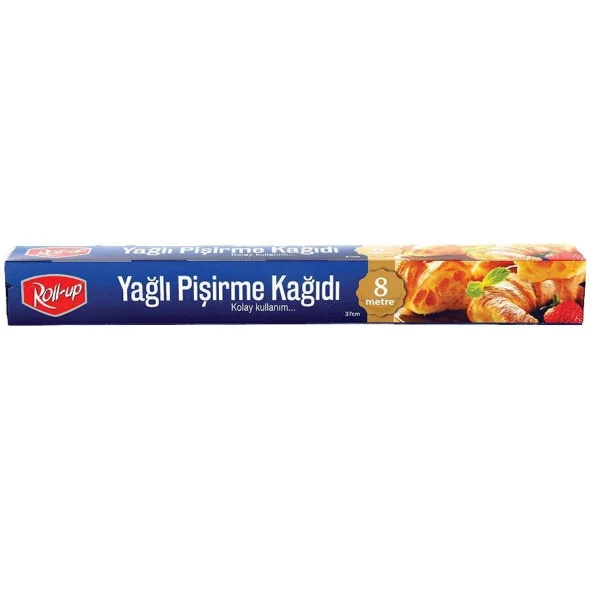 Roll-Up Yağlı Fırın Tepsi Pişirme Kızartma Kağıdı - 8 Metre -1 Kutu ürün görseli 1