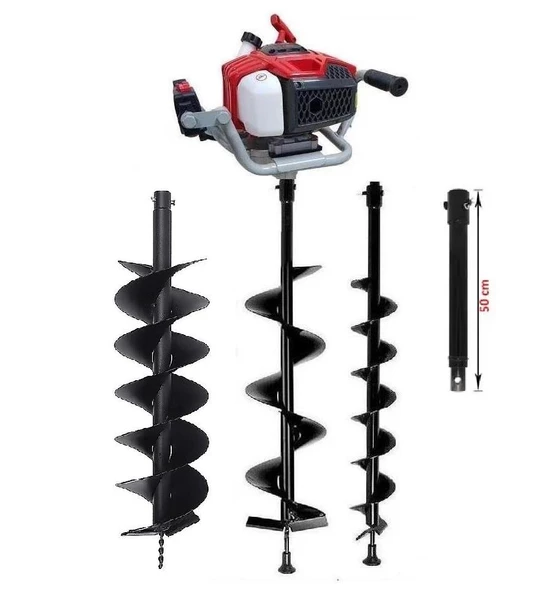 Gardenpro EA52P Toprak Burgu Makinası Seti ürün görseli 1