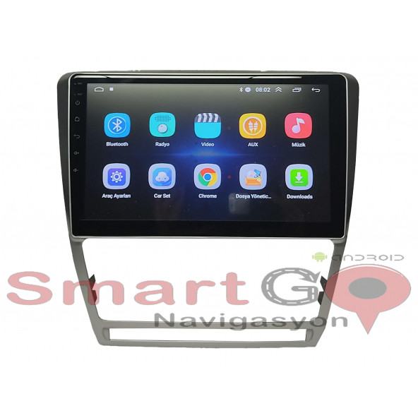 Smartgo Dragon Skoda Octavia 2007-2012 10 inç 4-64 GB PRO Android Carplay Multimedya - Resim 5