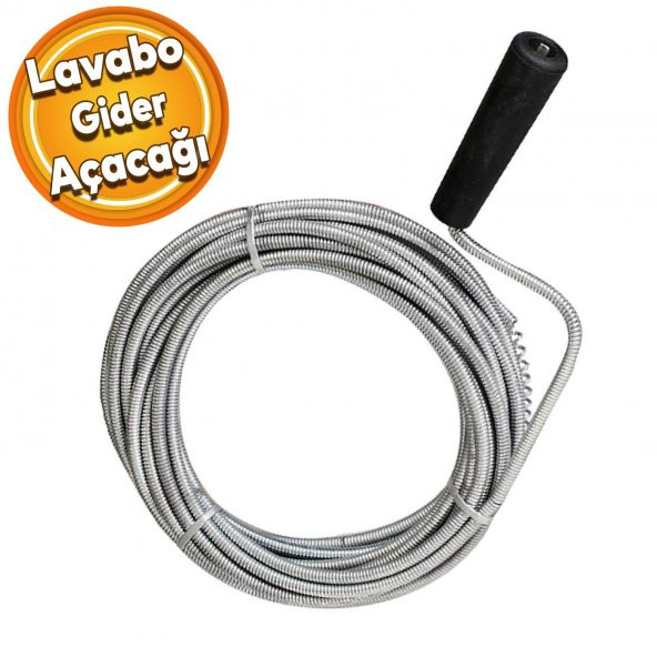 Eltos Lavabo Banyo Evye Açma Teli Gider Boruları Açma Teli Susta 3 METRE ürün görseli 1