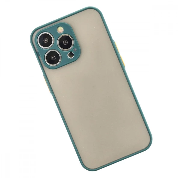 FitCase iPhone 14 Pro Montrea Silikon Arka Kapak - Resim 6
