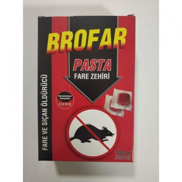Brofar Fare Ve Sıçan Zehri 100 Gr. ürün görseli 1