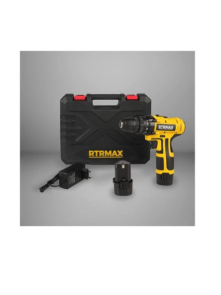 Rtrmax Rtm332 Matkap Çift Akülü 12V 1.3A 10mm ürün görseli 1