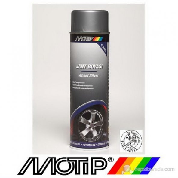 Motip Akrilik Jant Boyası Gümüş Gri 500ml ürün görseli 1