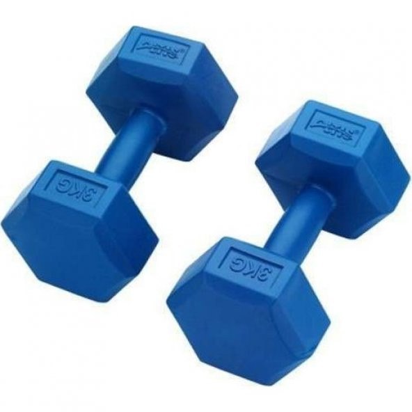 Altis Ds63 Plastik Köşeli Dambıl 3 kg x 2 ürün görseli 1