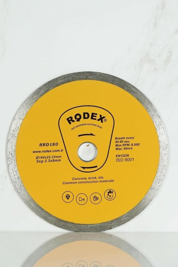 Rodex Elmas Seramik Kesme Diski 180 mm ürün görseli 1