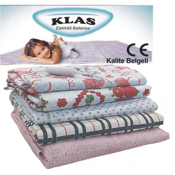 Klas Çift Kişilik Elektrikli Battaniye 120x160 ürün görseli 1