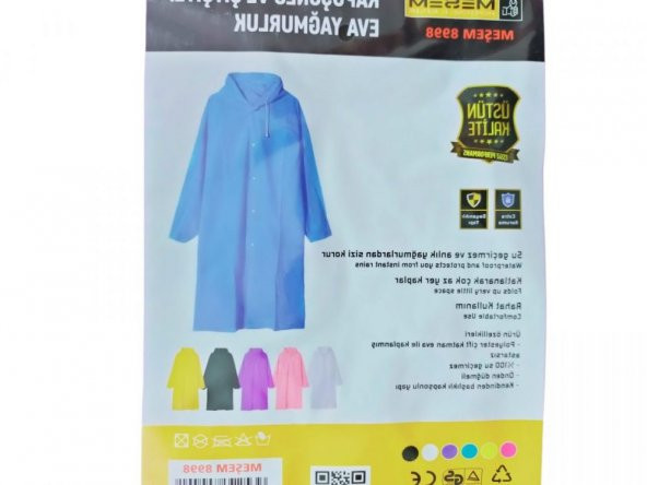 Meşem Eva Yağmurluk XXL ürün görseli 1