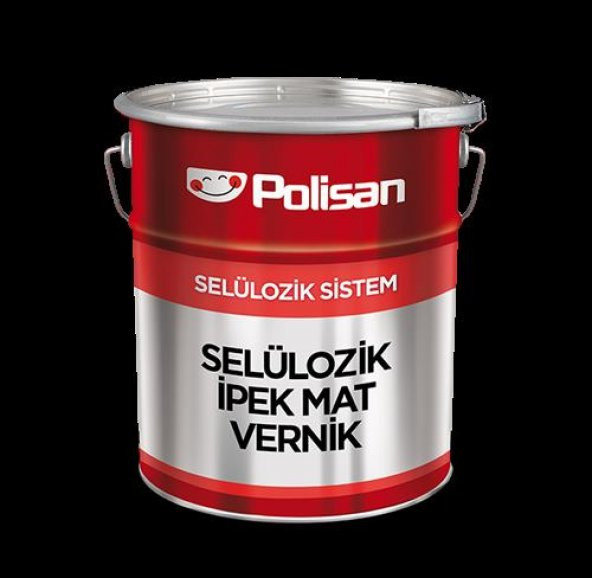 Polisan Selülozik İpek Mat Verniği 3 kg ürün görseli 1