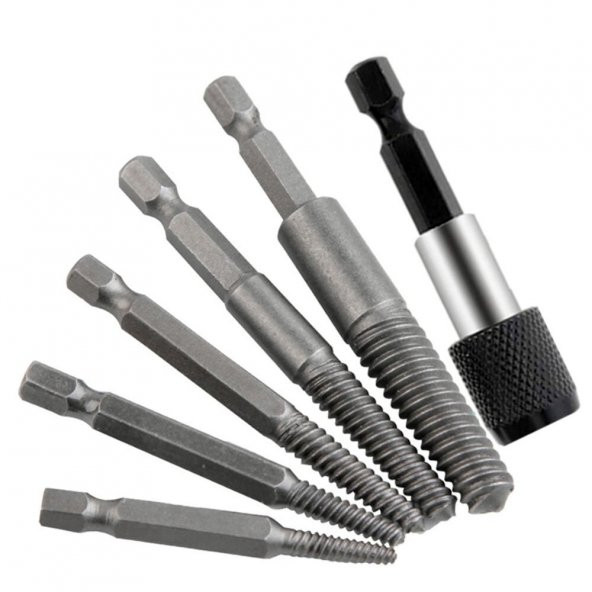 Trendyapimarket 5405 Bits Saplı Hasarlı Vida Sökücü 6 Parça ürün görseli 1