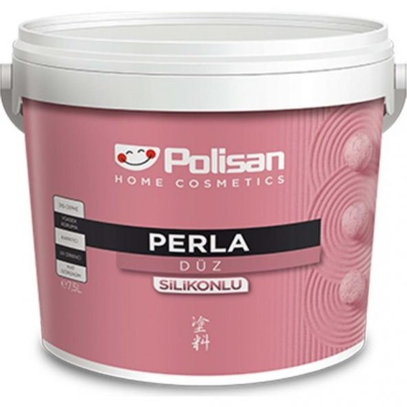 Polisan Perla Silikonlu Dış Cephe Boyası Beyaz 2.5 Lt ürün görseli 1
