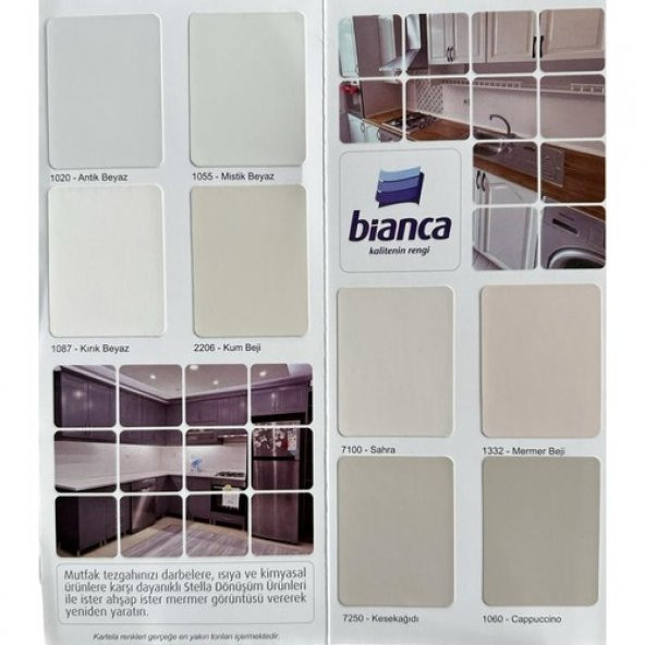 Bianca Stella Antrasit gri 1 Lt - Resim 5
