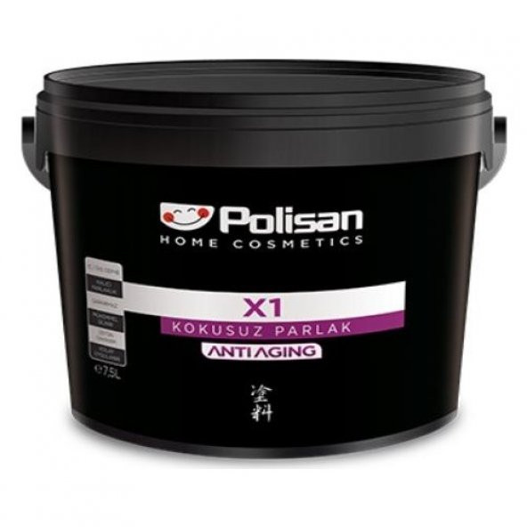 Polisan X1 Antıagıng Kokusuz Parlak Beyaz 0.70 Lt ürün görseli 1