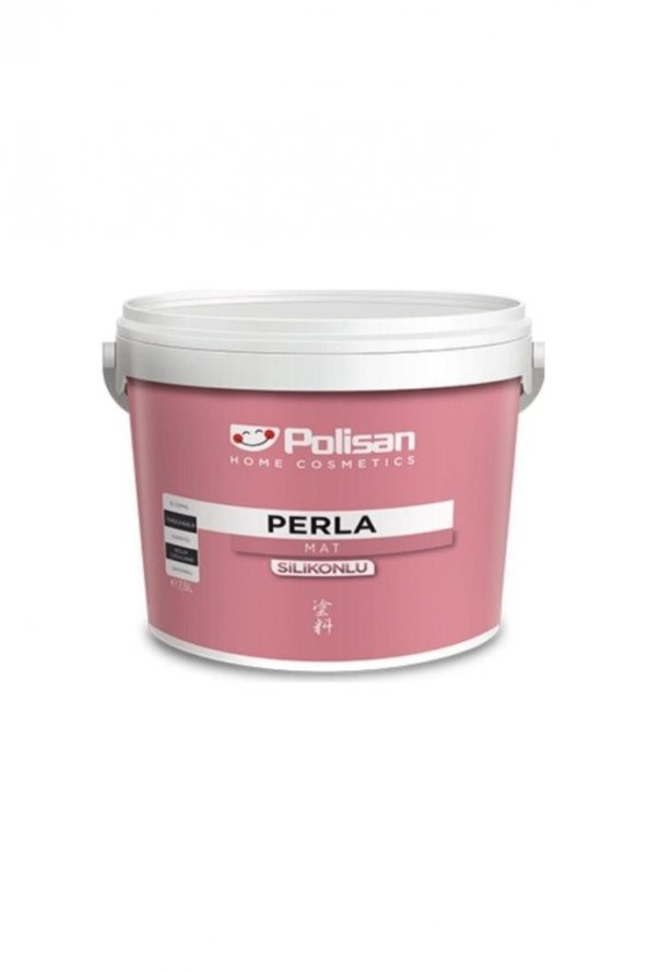 Polisan Perla Mat Silikonlu Beyaz 7.5 L ürün görseli 1
