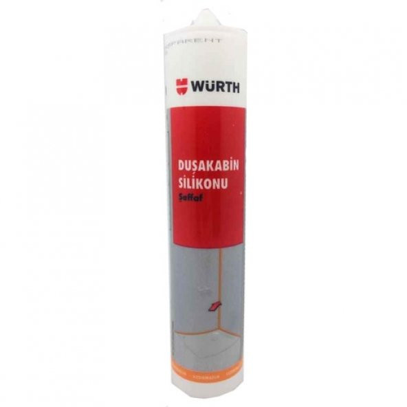 Würth Duşakabin Silikonlu Şeffaf 310ml 102824 ürün görseli 1