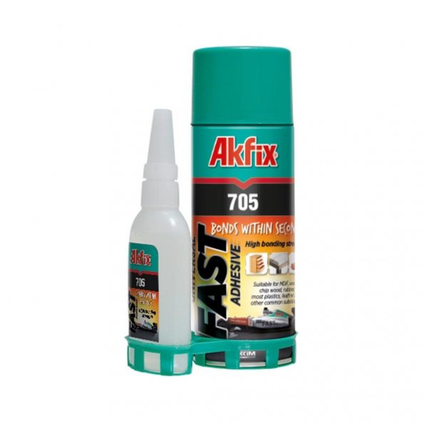 Akfix 705 Profesyonel Hızlı Yapıştırıcı Japon 200 ml 50 gr ürün görseli 1