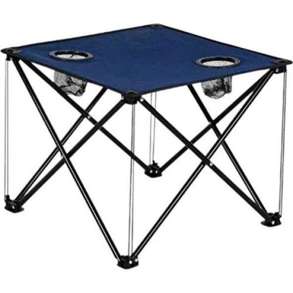 Trendyapimarket Katlanır Kamp Masası Lacivert 47cm ürün görseli 1