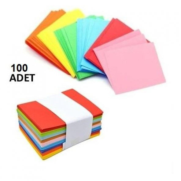 Renkli Küçük Zarf 7x9 cm 100 Lü Paket ürün görseli 1