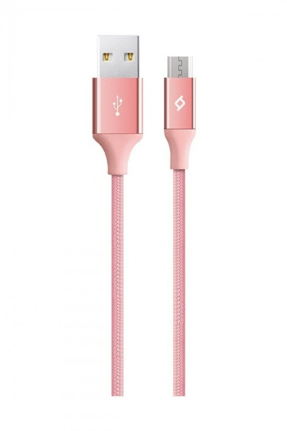 TTec AlumiCable Micro USB Şarj Kablosu - Roze Altın 2DK11RA ürün görseli 1