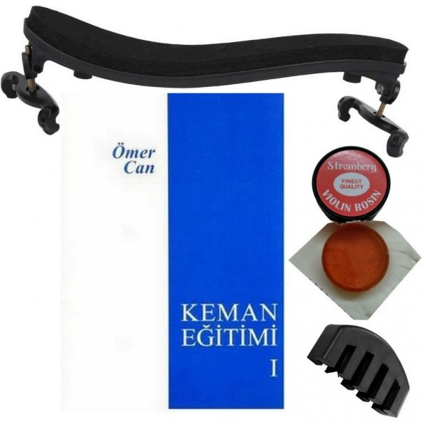 Stromberg Keman Yastığı 4/4 + Ömercan 1 + Kauçuk Keman Susturucusu + Reçine ürün görseli 1