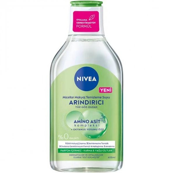 Nivea Micellar Makyaj Temizleme Suyu Arındırıcı 400 ml ürün görseli 1