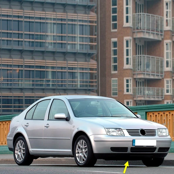 VW Bora 1999-2005 Ön Tampon Alt Spoyler Plastik 1J5805903B ürün görseli 1
