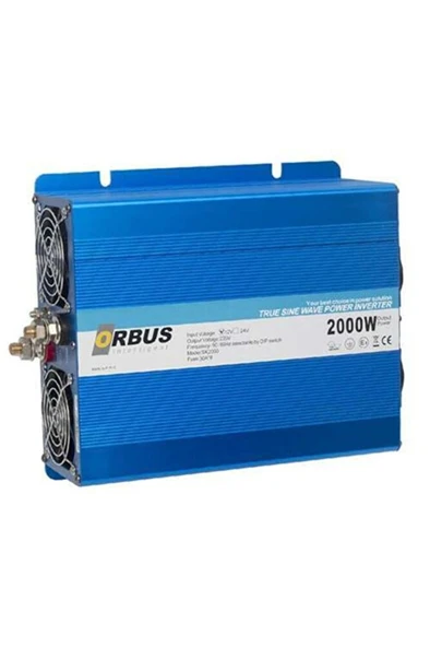 Intellinget 2000w 12v Power Invertör Tam Sinüs ORBUS ürün görseli 1