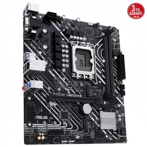 Asus Prime H610M-E D5 Csm 1700P Vga Hdmi Dp - Resim 3