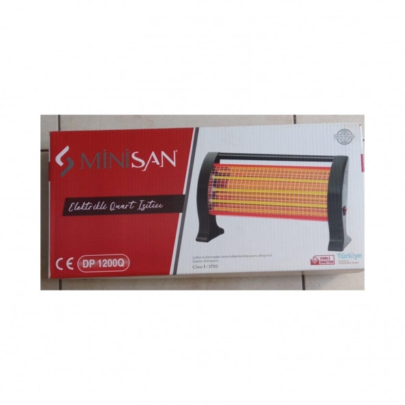 Minisan Elektrikli Quartz Isıtıcı Dp 1200Q Minisan ürün görseli 1
