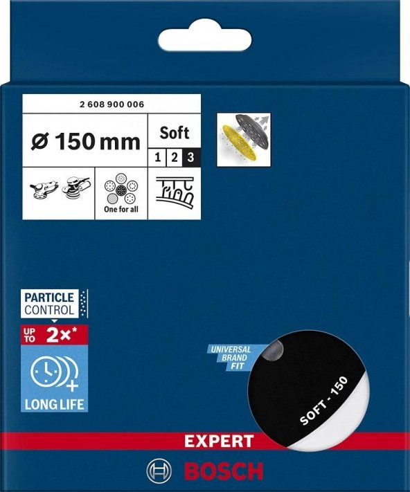 Bosch Zımpara Tabanı Gex 40-150 Soft 150 mm - Resim 2