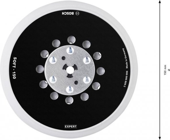 Bosch Zımpara Tabanı Gex 40-150 Soft 150 mm - Resim 3
