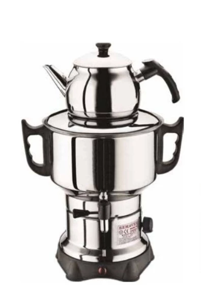 Morlife Teahouse Sade Semaver - Musluklu Semaver Tiryaki Çaycı ürün görseli 1