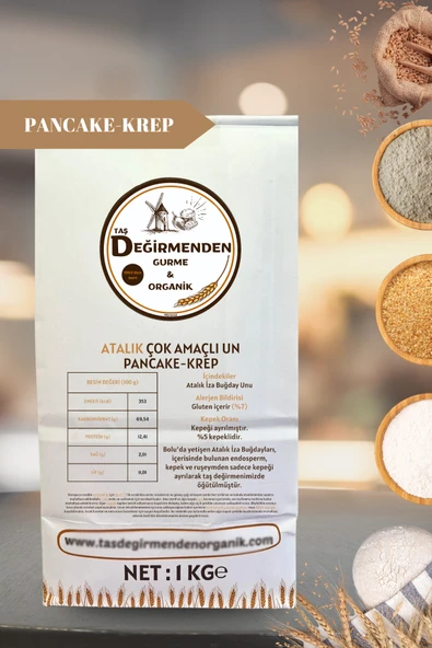 Çok Amaçlı Un - Pancake-Krep - 1 Kilo - Resim 2